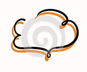 Chat Speech Bubble Message Text Cloud Vector Shape