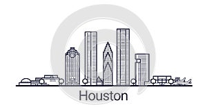 Outline Houston banner