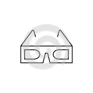 Outline icon - 3D glasses