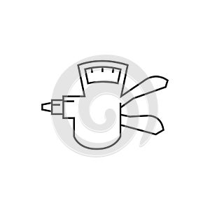 Outline icon - Bicycle shifter
