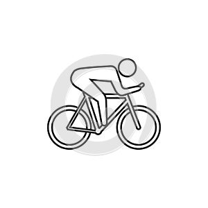 Outline icon - Cycling