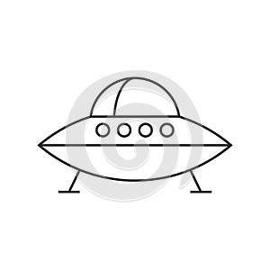 Outline icon - Flying saucer