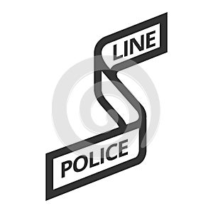 Outline Icon - Police line