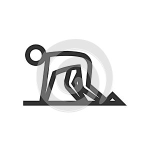 Outline Icon - Starting runner