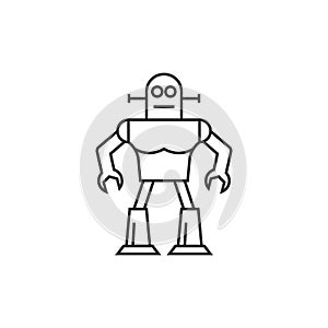 Outline icon - Toy robot