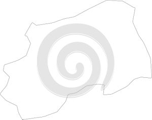 Aileu East Timor outline map photo