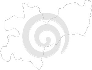 Caldas Colombia outline map photo