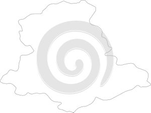 Haute-Vienne France outline map photo