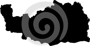 KÃÂ©dougou Senegal outline map