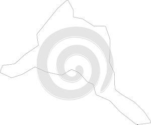Luqa Malta outline map