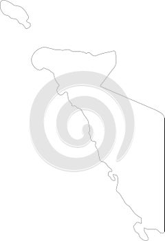 Mindoro Occidental Philippines outline map photo