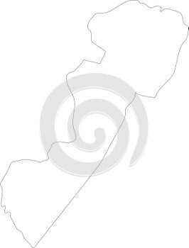 Negros Occidental Philippines outline map photo