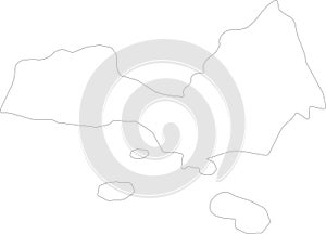 Nueva Esparta Venezuela outline map photo