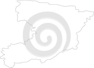 Rivne Ukraine outline map photo