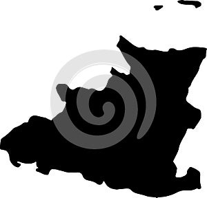 Sancti SpÃÂ­ritus Cuba outline map photo