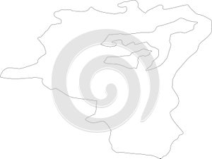 Sankt Gallen Switzerland outline map photo