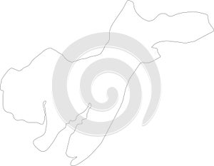 Tombali Guinea Bissau outline map photo