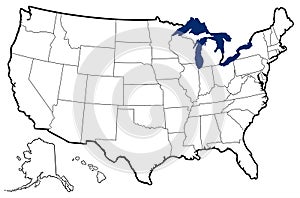 Outline Map of United States