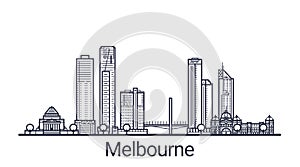 Outline Melbourne banner