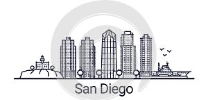 Outline San Diego banner