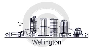 Outline Wellington banner