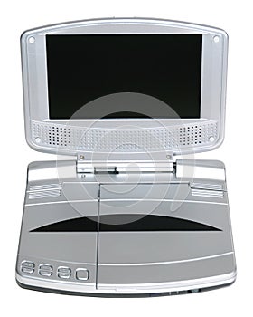 Outlined, portable dvd player