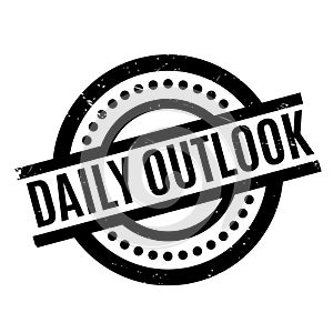 Daily Outlook rubber stamp