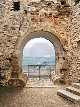 Outlook from ruined Spissky Castle photo