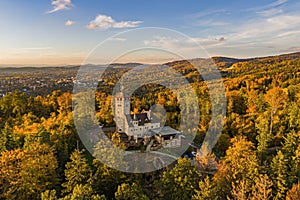 Outlook tower Liberecka vysina, near Liberec