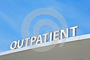 Outpatient Sign photo