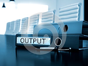 Output on Binder. Blurred Image. 3D.