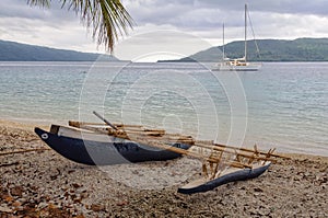 Outrigger Canoe - Efate Island