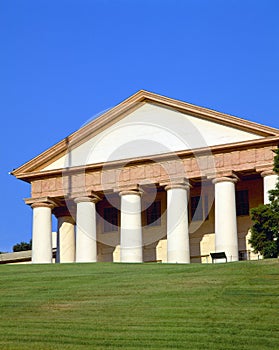Outside Arlington National Cemetery,
