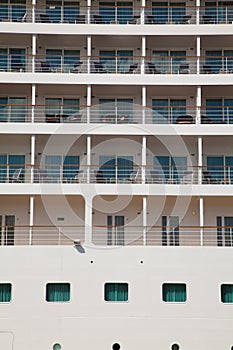 Outside cabin cruise ship