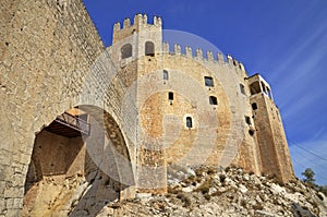 Outside of the castle of Velez Blanco photo