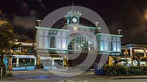 Outside Central Ferry Pier on Hong Kong Island timelapse hyperlapse for its Edwardian architecture