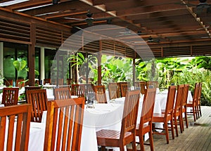 Outside dining in Singapore