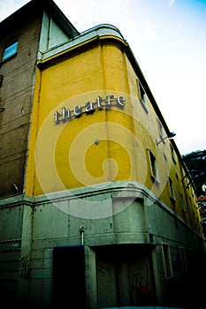 Outside Entrance to an Old Theater