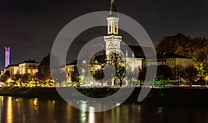 Christuskirche in Salzburg by night photo