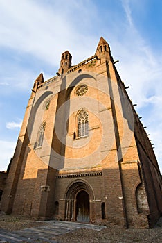 Outside Jacobins church