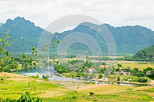 Outside Phong Nha Ke Bang natural preserve, Vietnam.