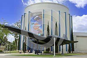 A Lockheed A12 exhibit at the San Diego Air and Space Museum