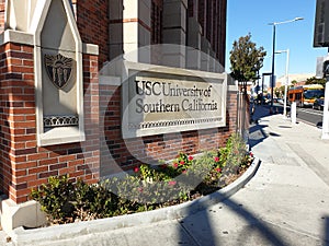 Outside of USC University of Southern California
