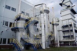 Outside view of air separation plant