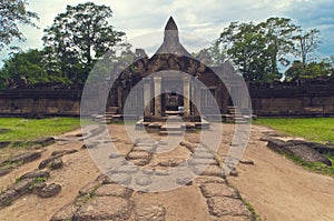 Outside view of Banteay Srey.Cambodia