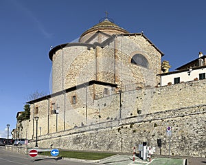 Outside view of the Church of Santa Maria Maddalena in the historic center of Castiglione del Lago, Italy. photo