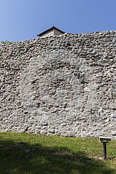 Outside view of Ruins of Historical Pirot Fortress, Serbia