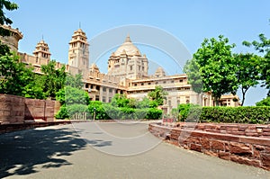 Outside view of Umaid Bhawan Palace of Rajasthan