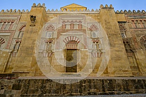 Outside wall of Mezquita, Cordoba, Spain