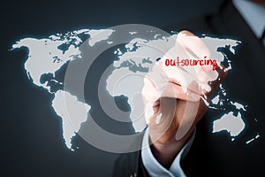 Outsourcing concept